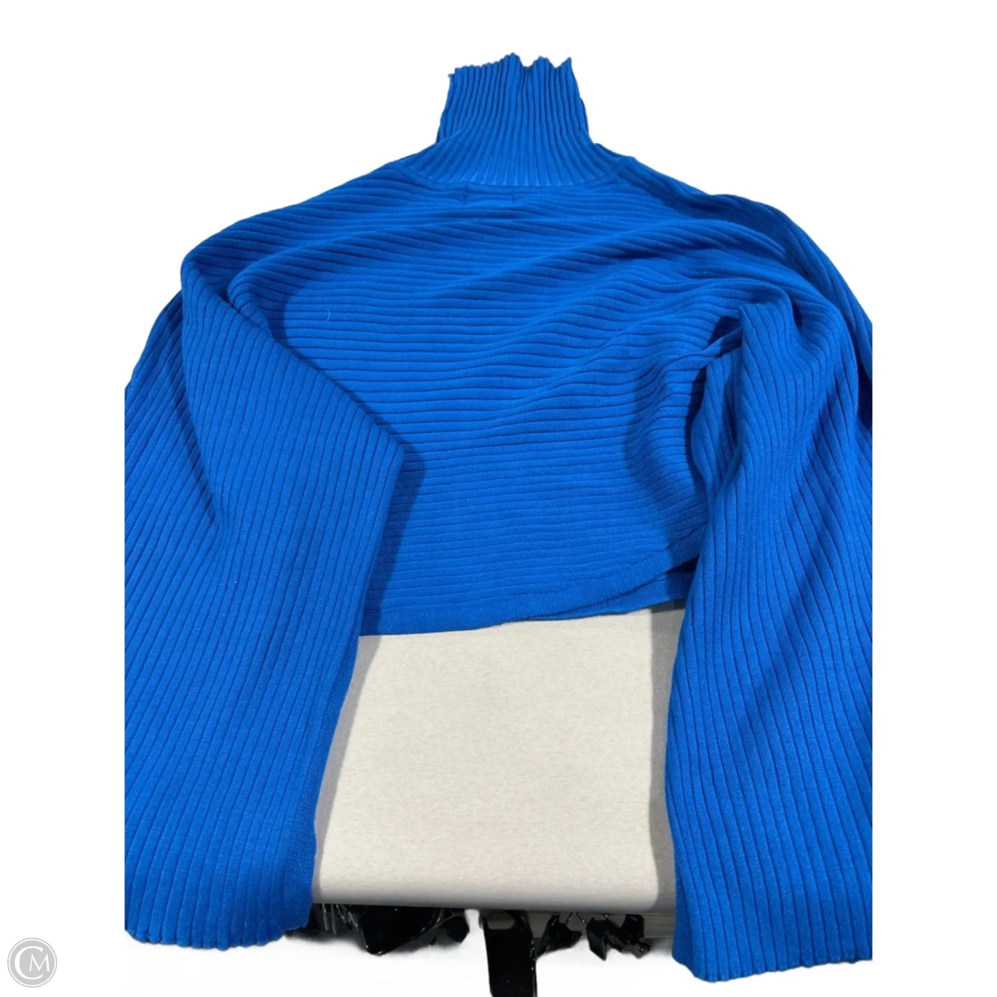 Top Long Sleeve By Pink Rose In Blue, Size: Xl