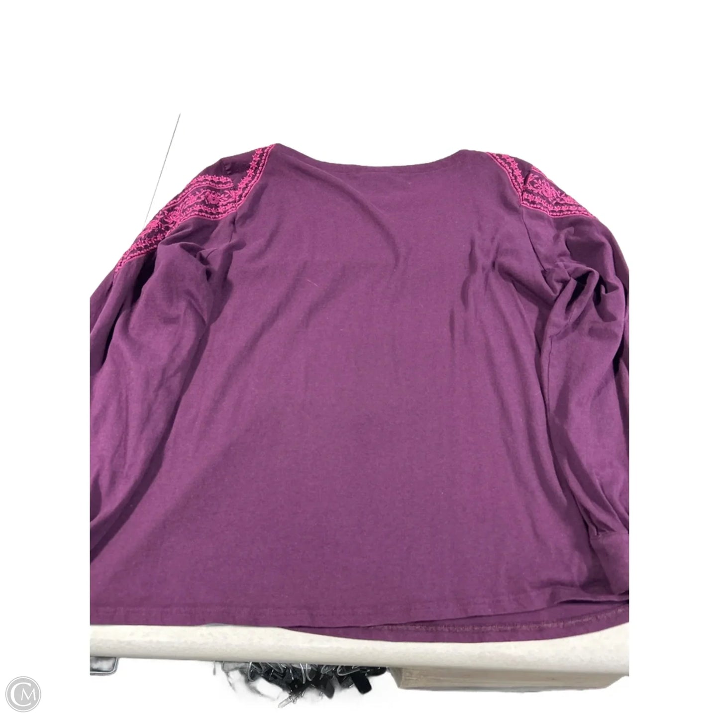 Top Long Sleeve By J. Jill In Purple, Size: Xl