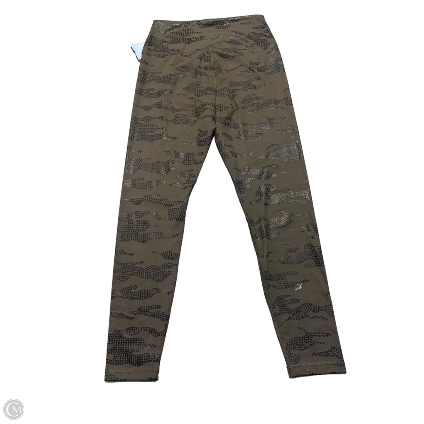 Athletic Leggings By Glyder In Black & Green, Size: S