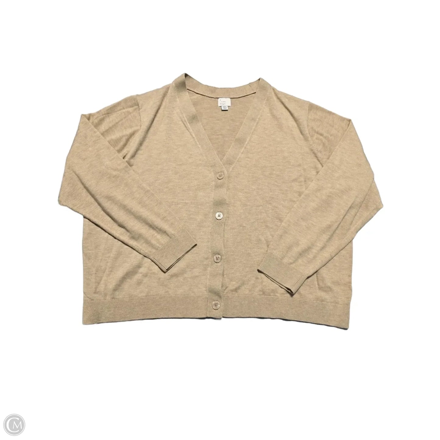 Cardigan By A New Day In Tan, Size: Xxl