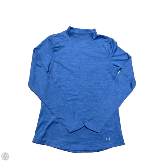 Top Long Sleeve By Under Armour In Blue, Size: L