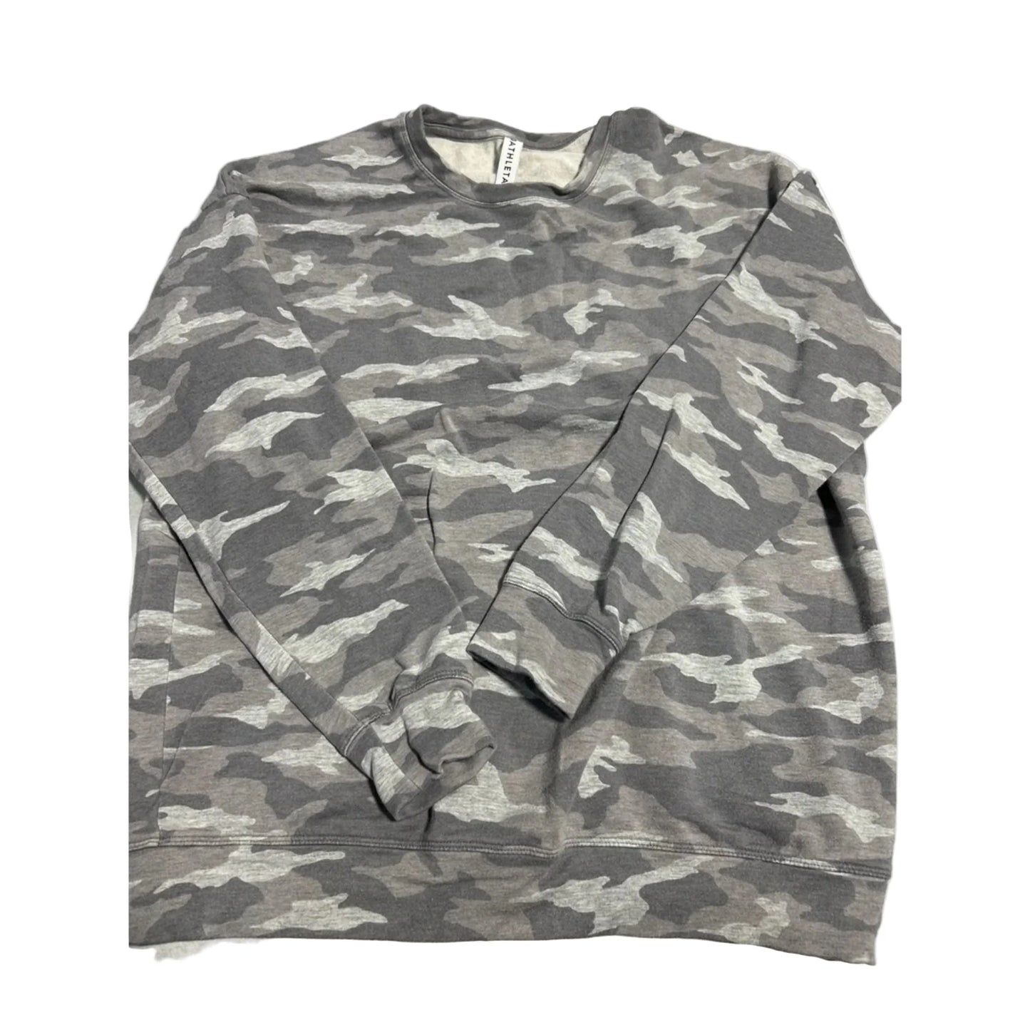 Top Long Sleeve By Athleta In Camouflage Print, Size: M