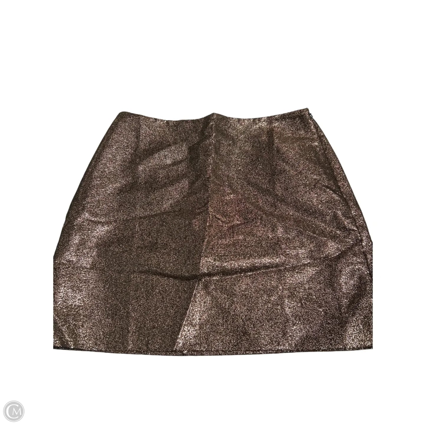 Skirt Mini & Short By Loft In Gold, Size: L