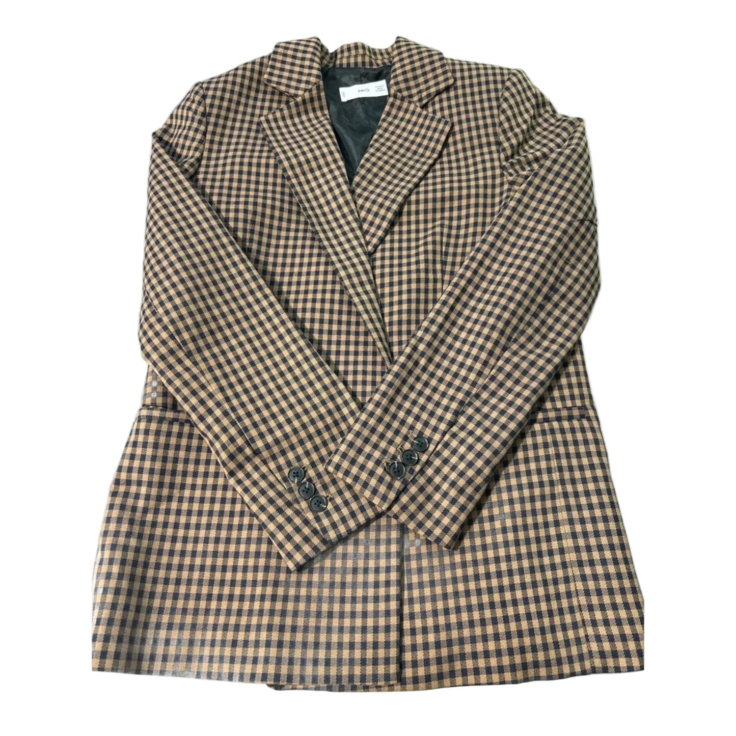 Blazer By Mng In Blue & Brown, Size: S