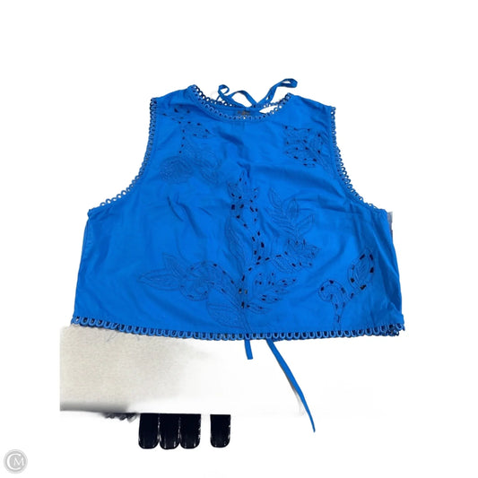 Top Sleeveless By H&m In Blue, Size: M