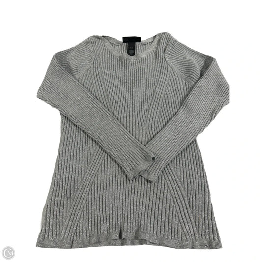 Top Long Sleeve By Lane Bryant In Silver, Size: 1x