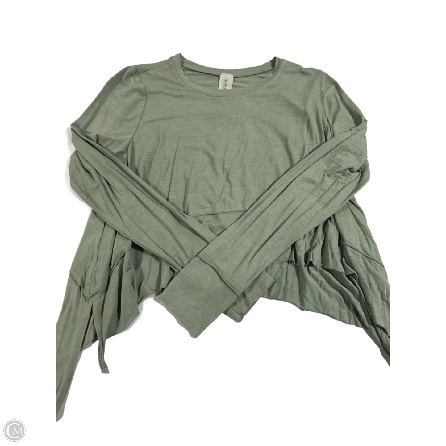 Top Long Sleeve Basic By As Revival In Green, Size: M
