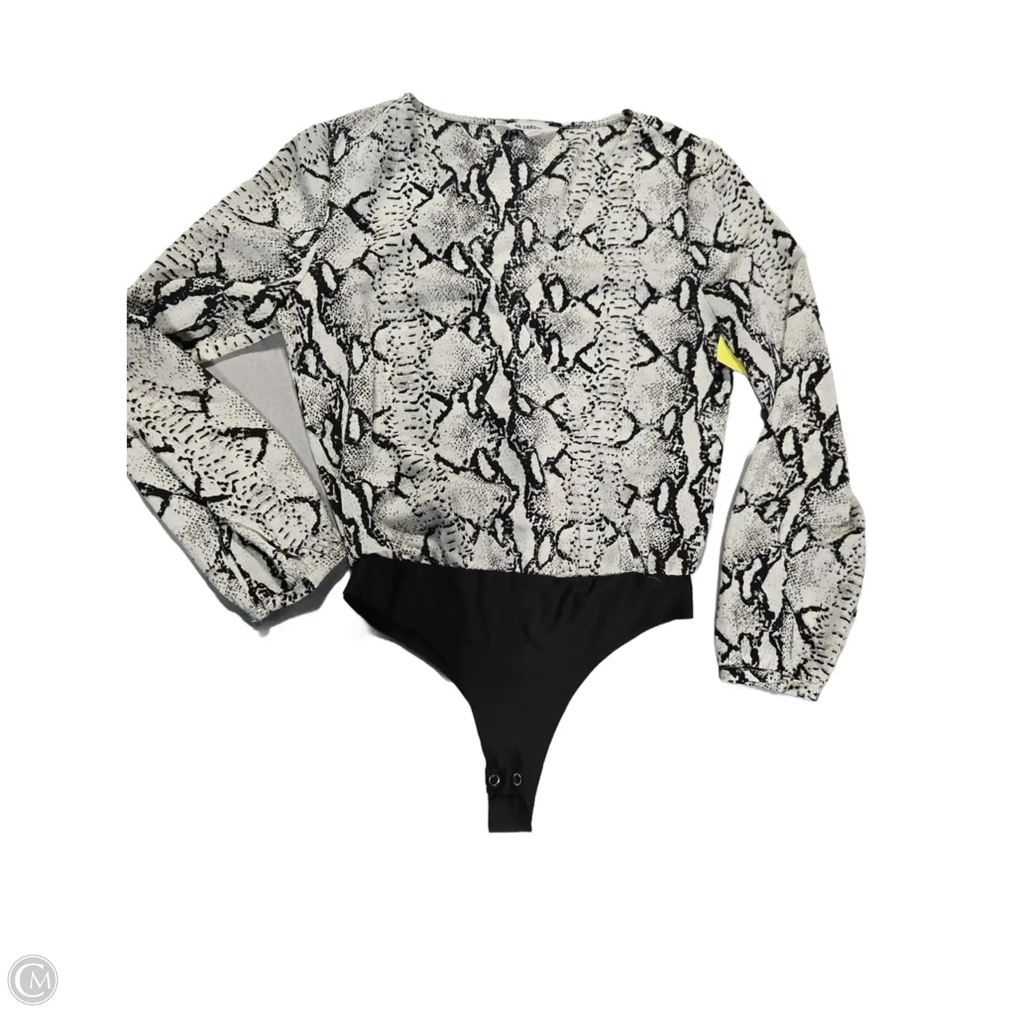 Bodysuit By Bb Dakota In Snakeskin Print, Size: Xs