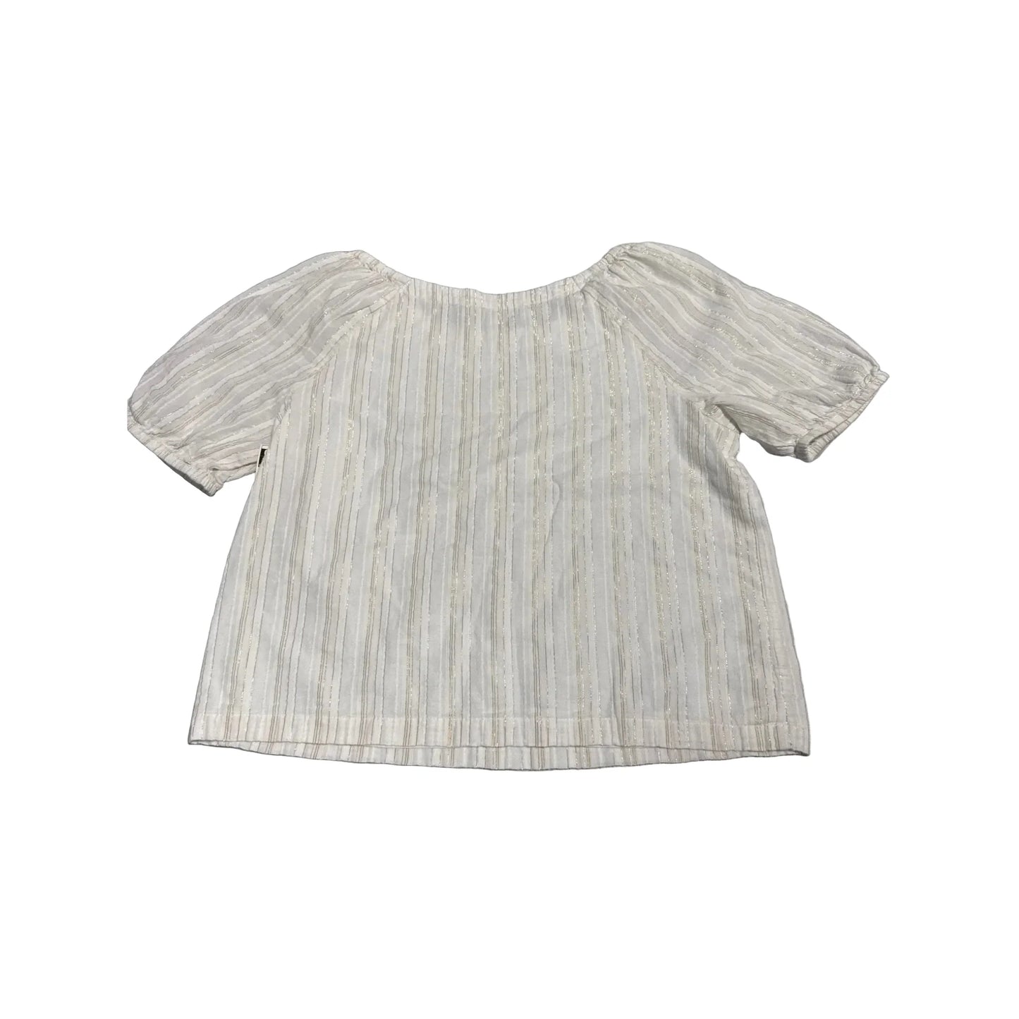 Top Short Sleeve By Loft In White, Size: S