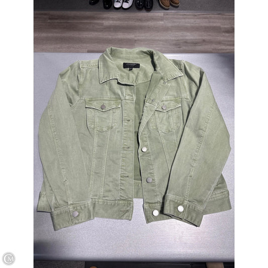 Jacket Denim By Liverpool In Green, Size: Xl