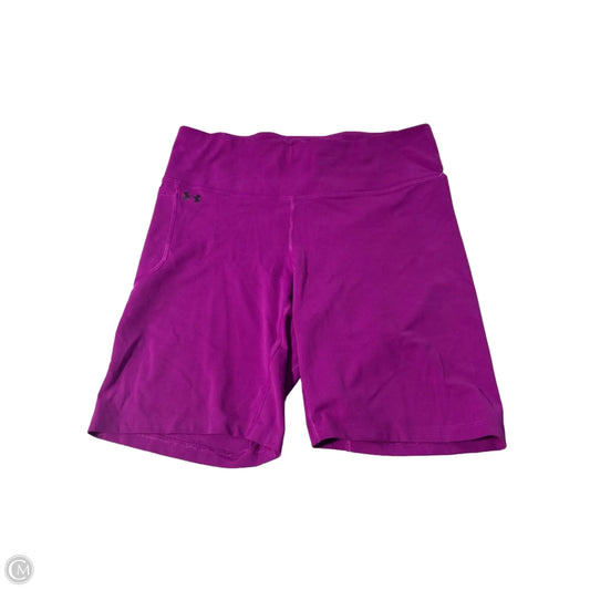 Athletic Shorts By Under Armour In Purple, Size: Xl