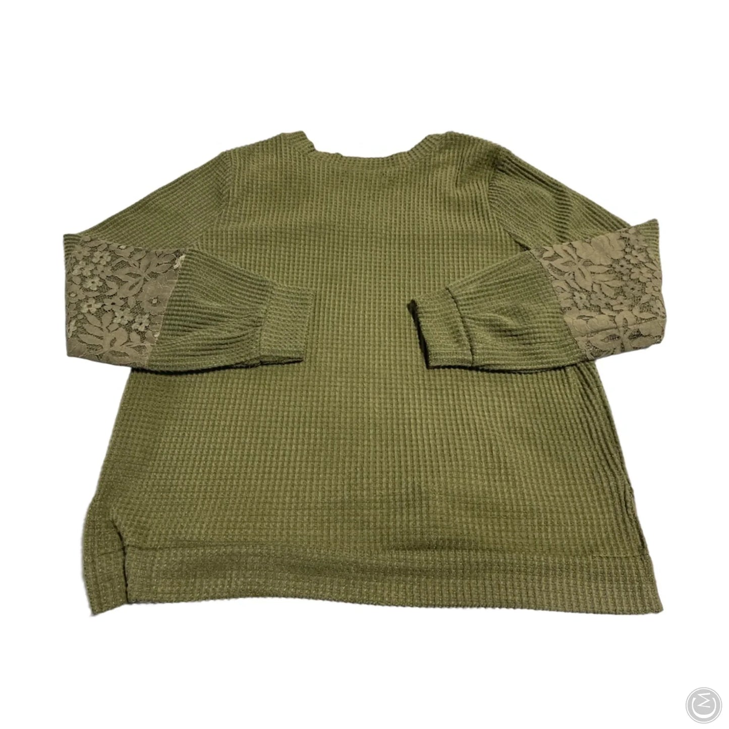 Top Long Sleeve By Absolutely Famous In Green, Size: Xl