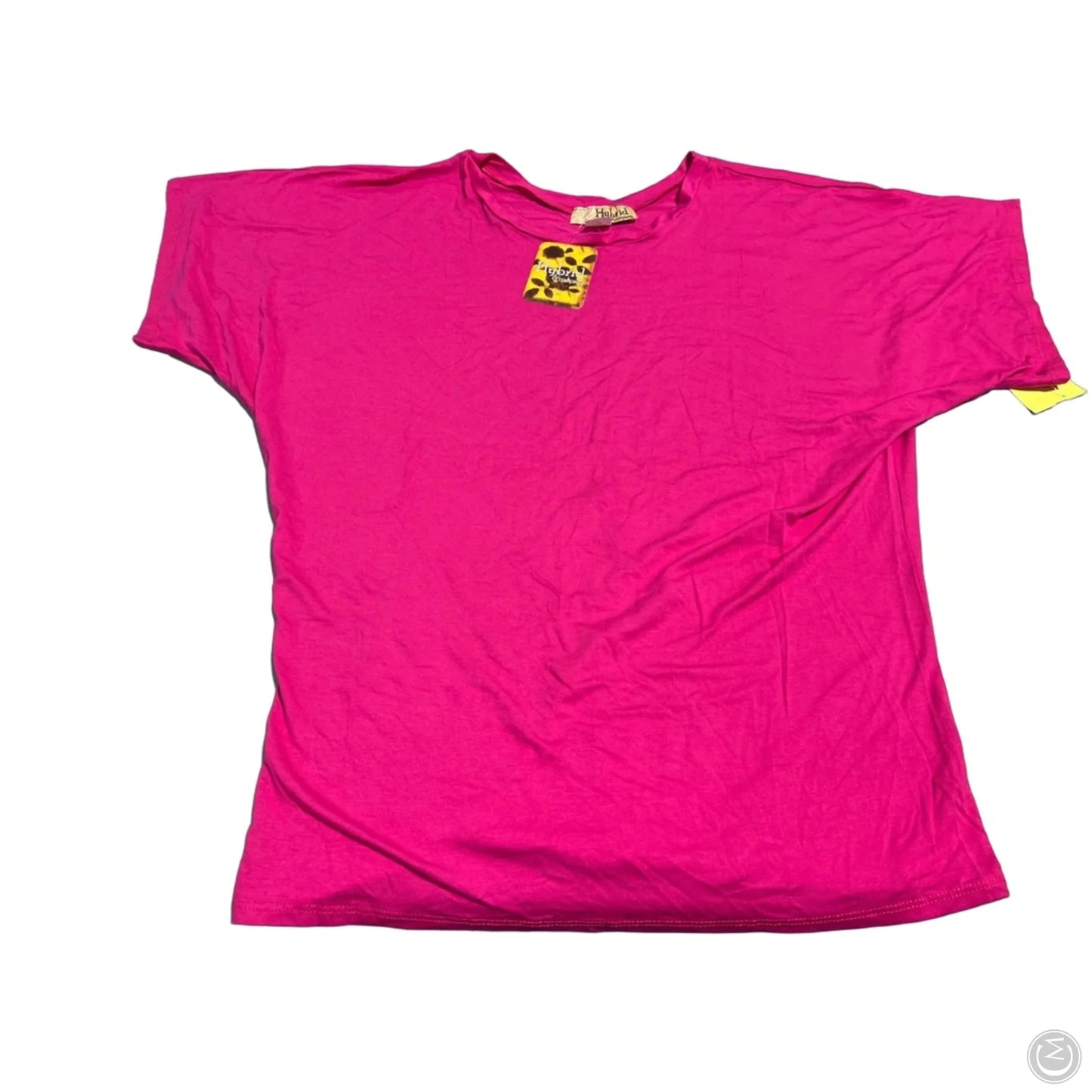 Top Short Sleeve By Cmc In Pink, Size: 1x