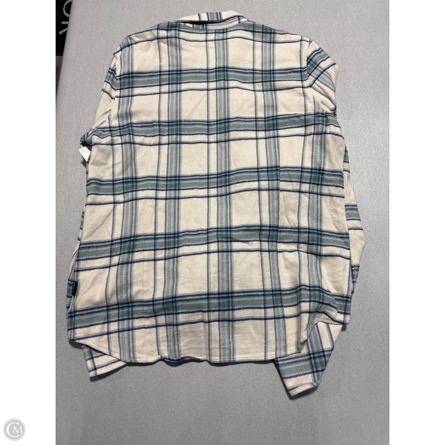 Top Long Sleeve By Patagonia In Plaid Pattern, Size: L