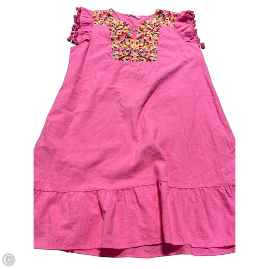 Dress Casual Short By Kirundo In Pink, Size: Xl
