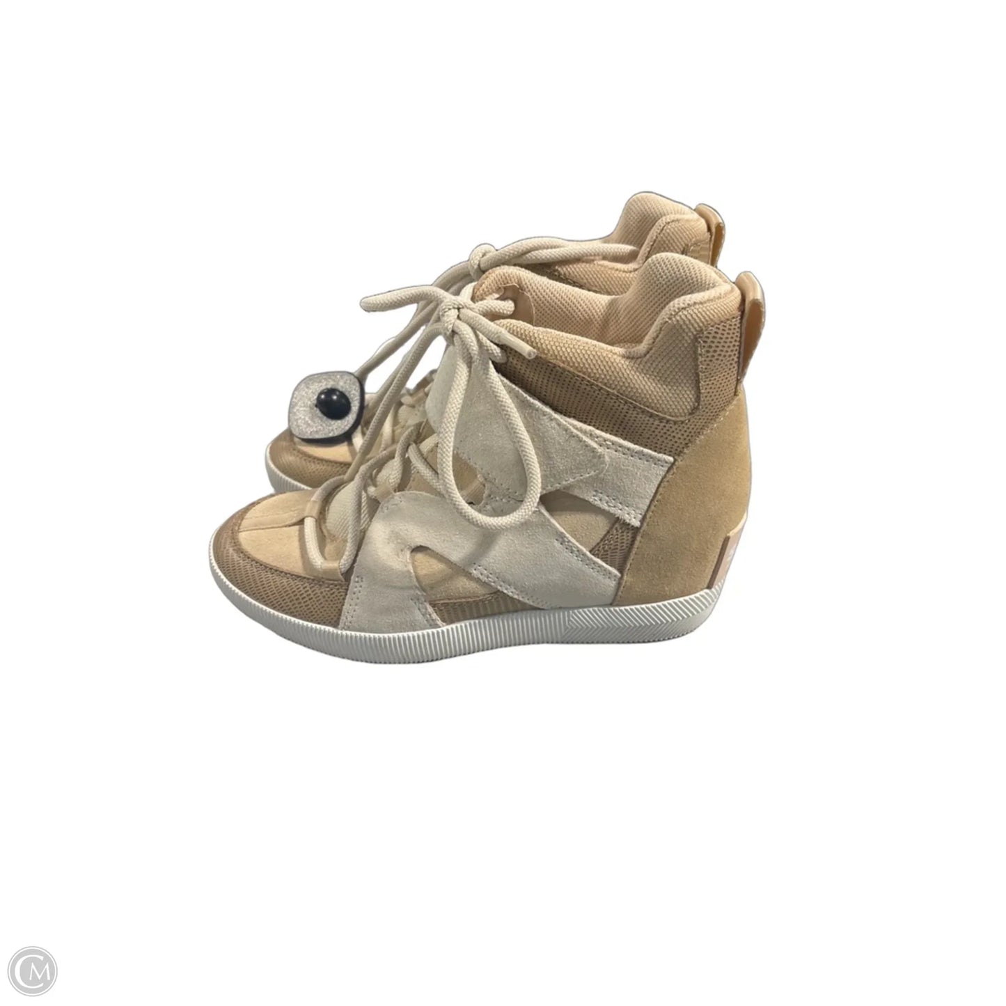 Shoes Sneakers By Sorel In Cream & Tan, Size: 8