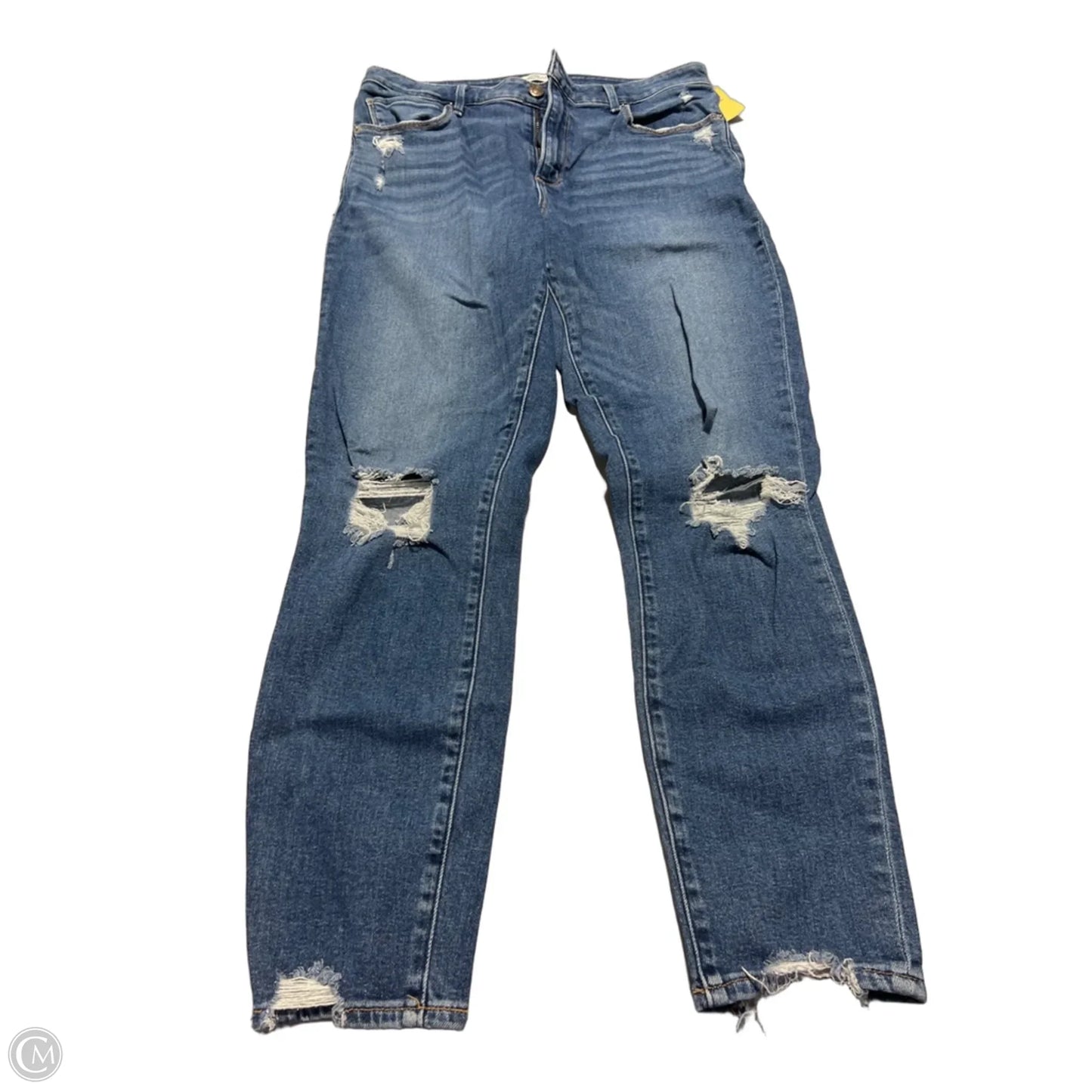 Jeans Skinny By Abercrombie And Fitch In Blue Denim, Size: 10