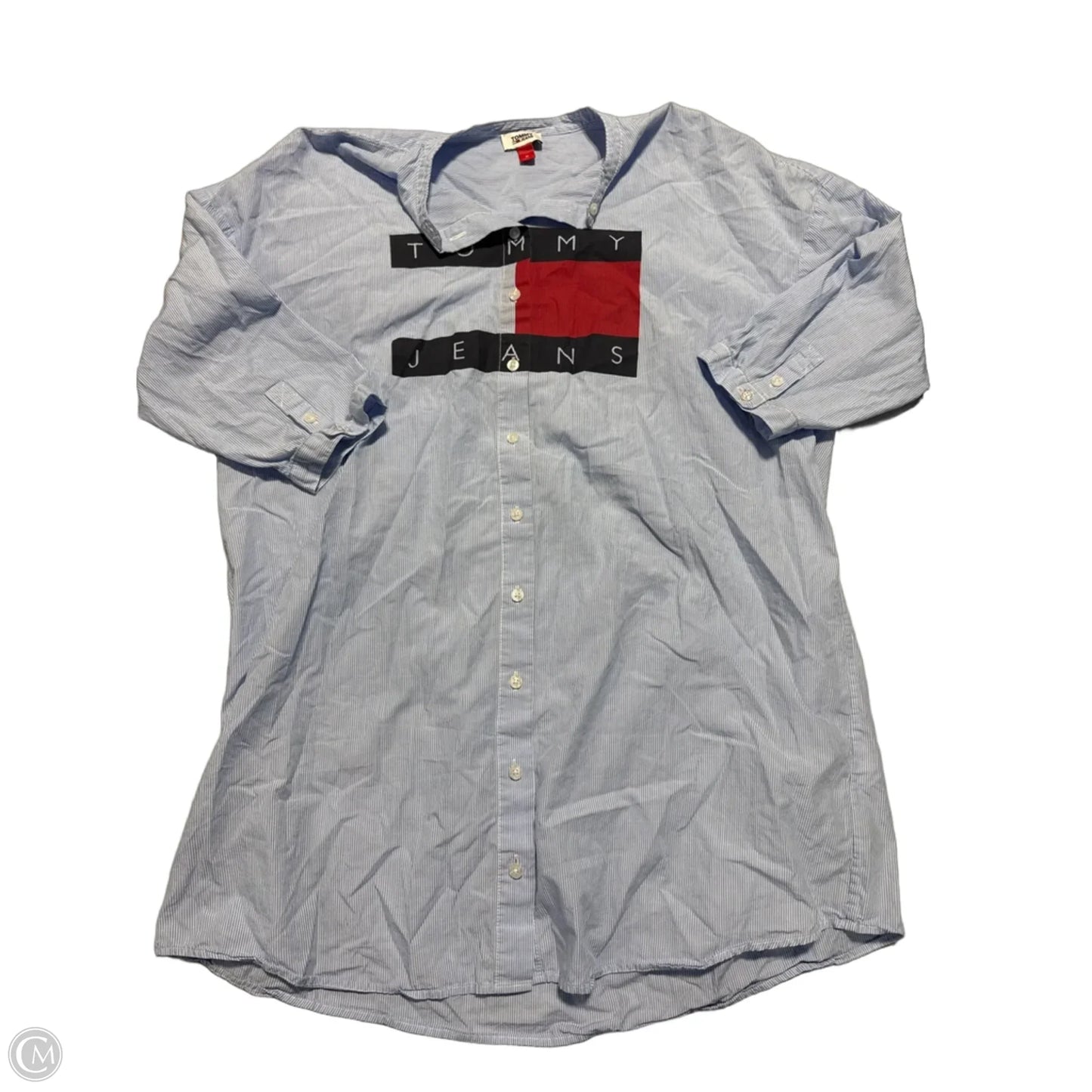 Dress Casual Midi By Tommy Hilfiger In Blue, Size: M