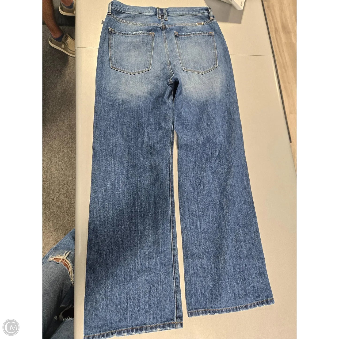 Jeans Wide Leg By Kancan In Blue, Size: 28