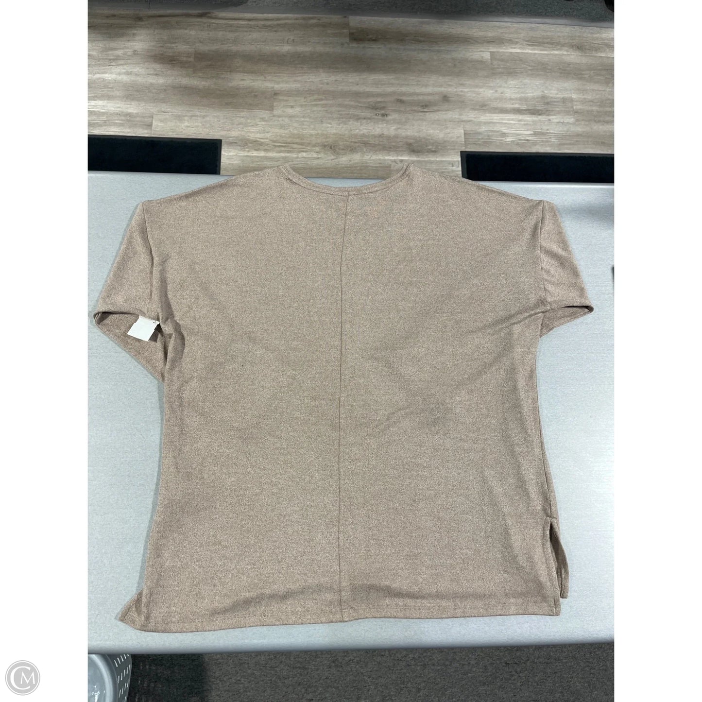 Top 3/4 Sleeve By Banana Republic In Tan, Size: Xl