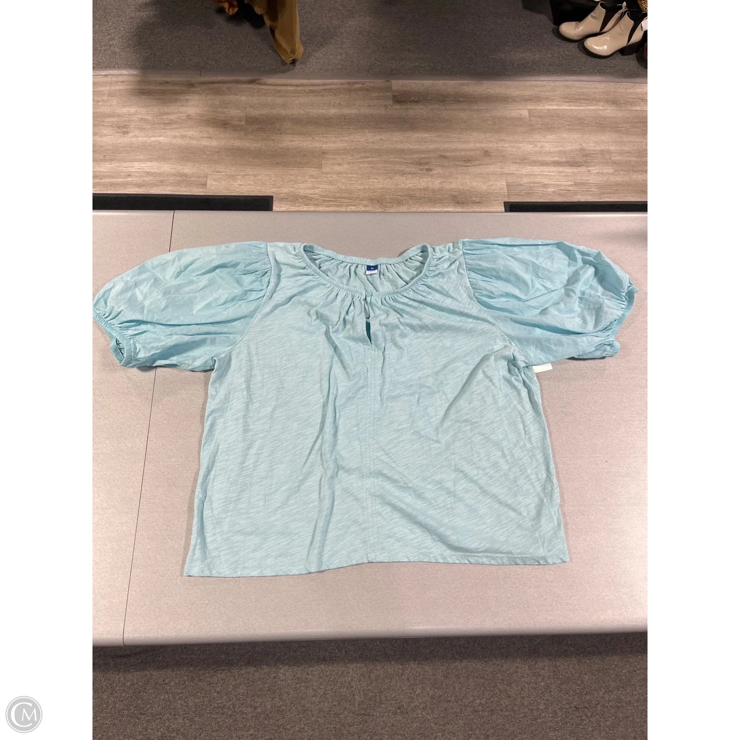 Top 3/4 Sleeve By Old Navy In Blue, Size: Xl