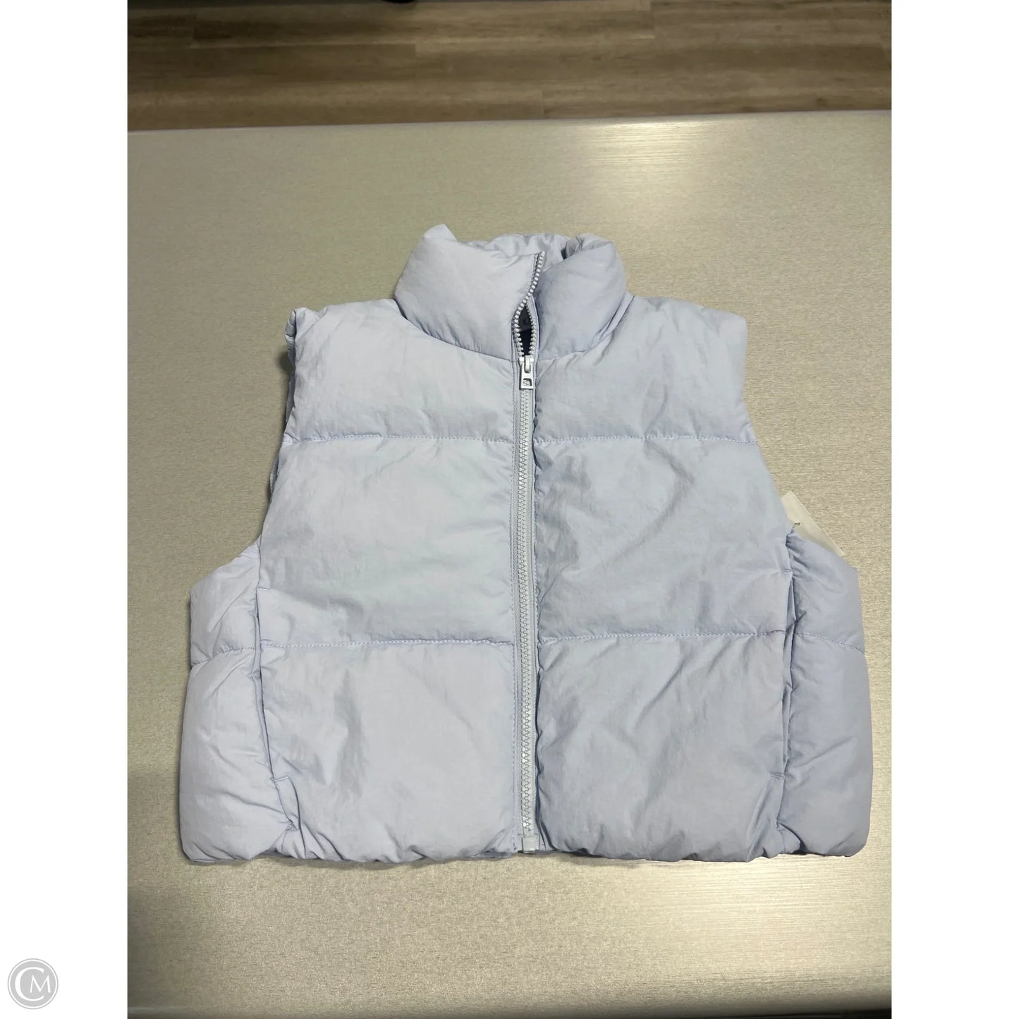 Vest Puffer & Quilted By Divided In Blue, Size: Xs