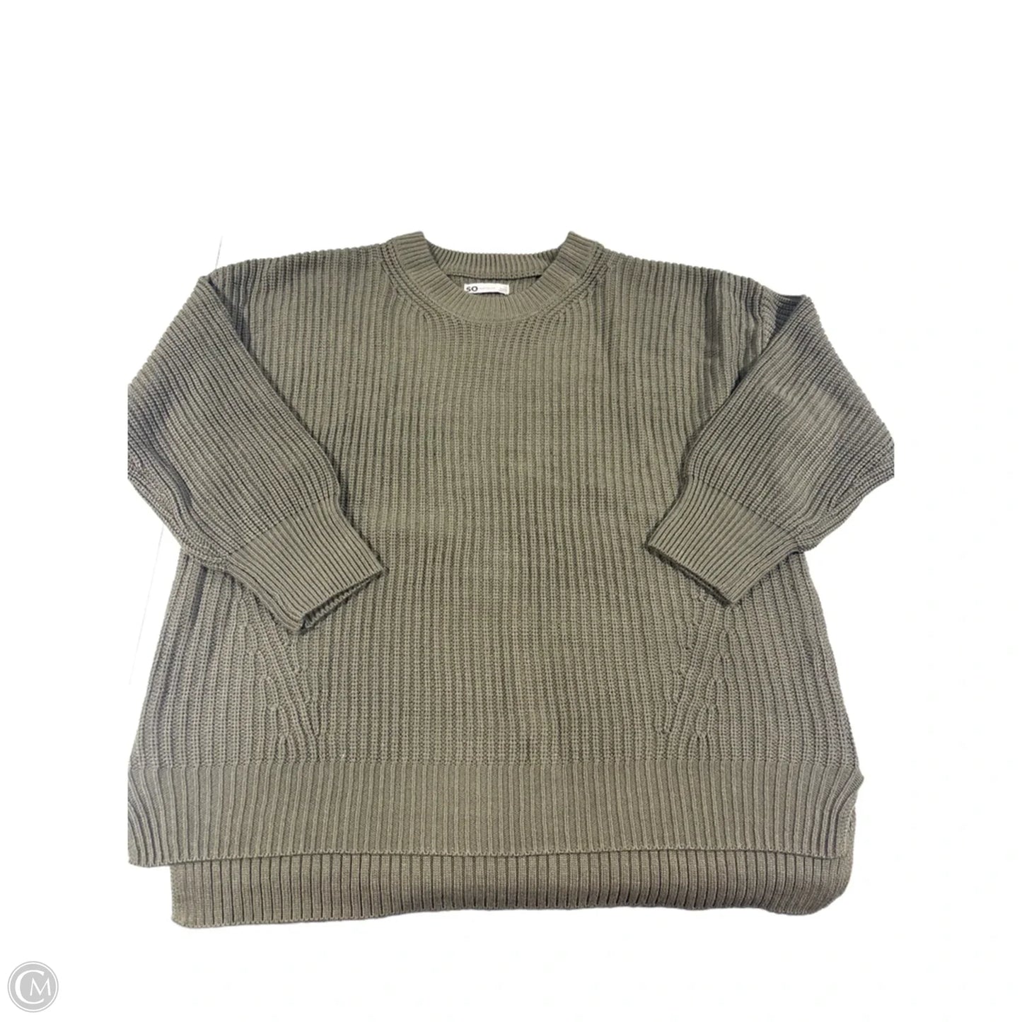 Sweater By So In Green, Size: 1x