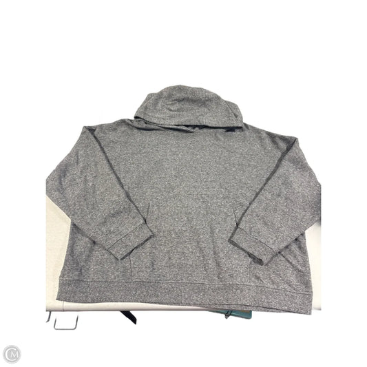 Sweatshirt Hoodie By Calvin Klein In Grey, Size: Xxl
