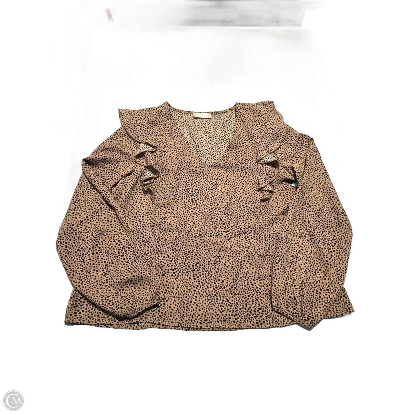 Top Long Sleeve By Altard State In Animal Print, Size: M