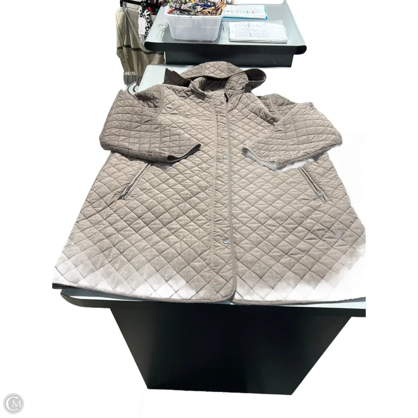 Coat Puffer & Quilted By Coldwater Creek In Brown, Size: 3x