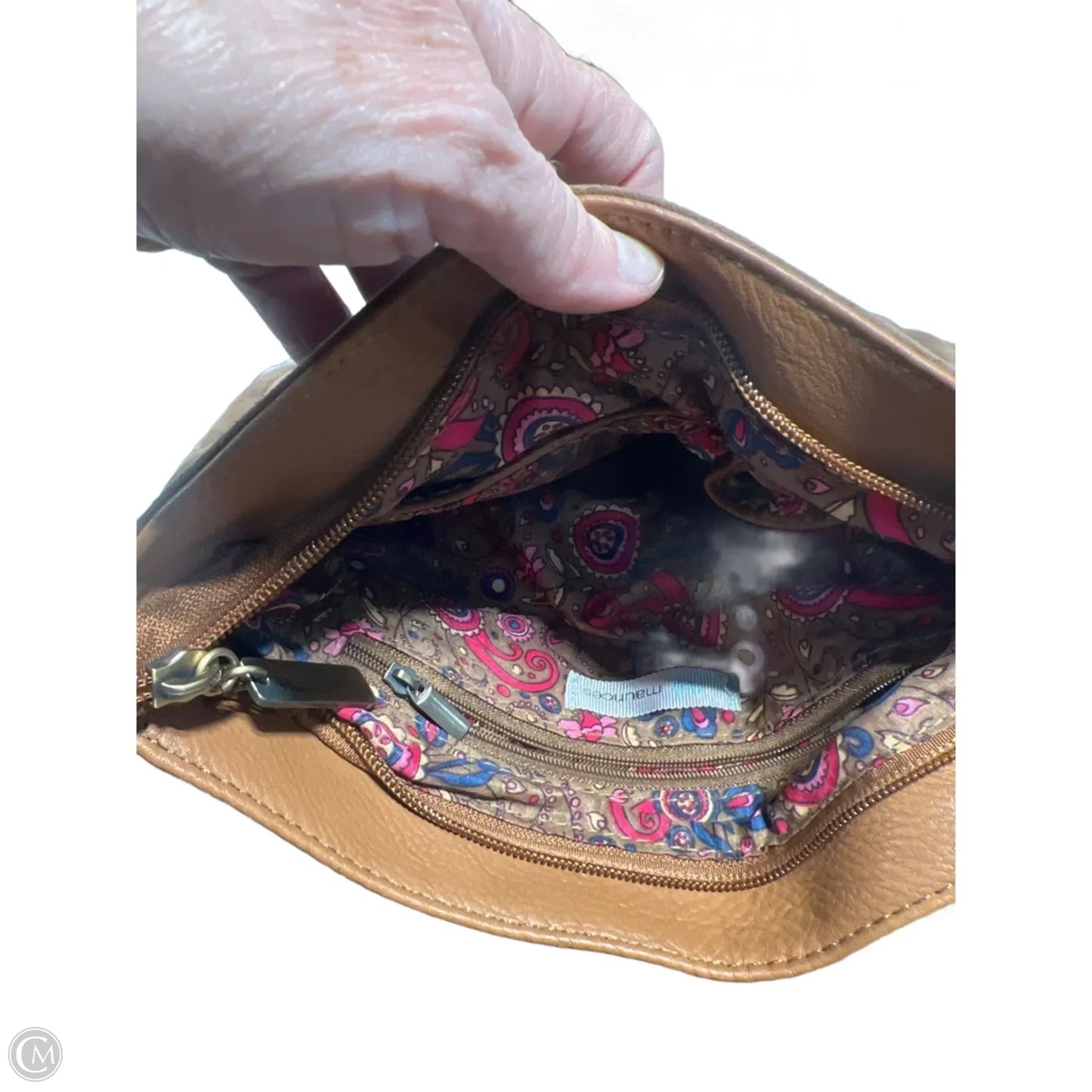 Crossbody Leather By Maurices, Size: Medium