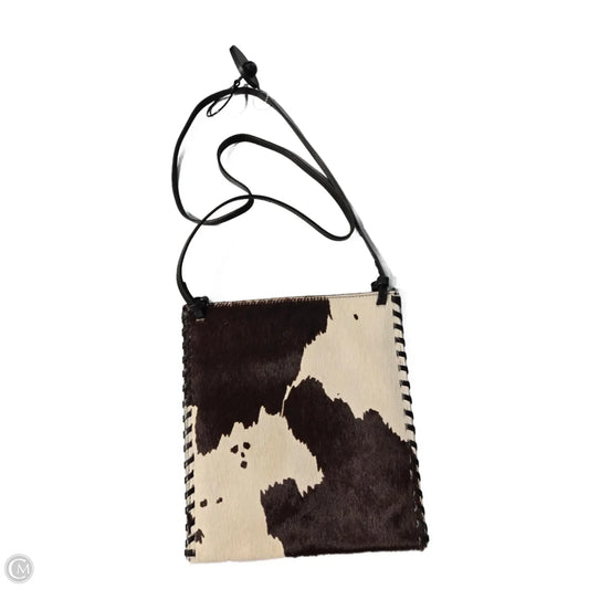 Crossbody Leather By Fossil, Size: Medium