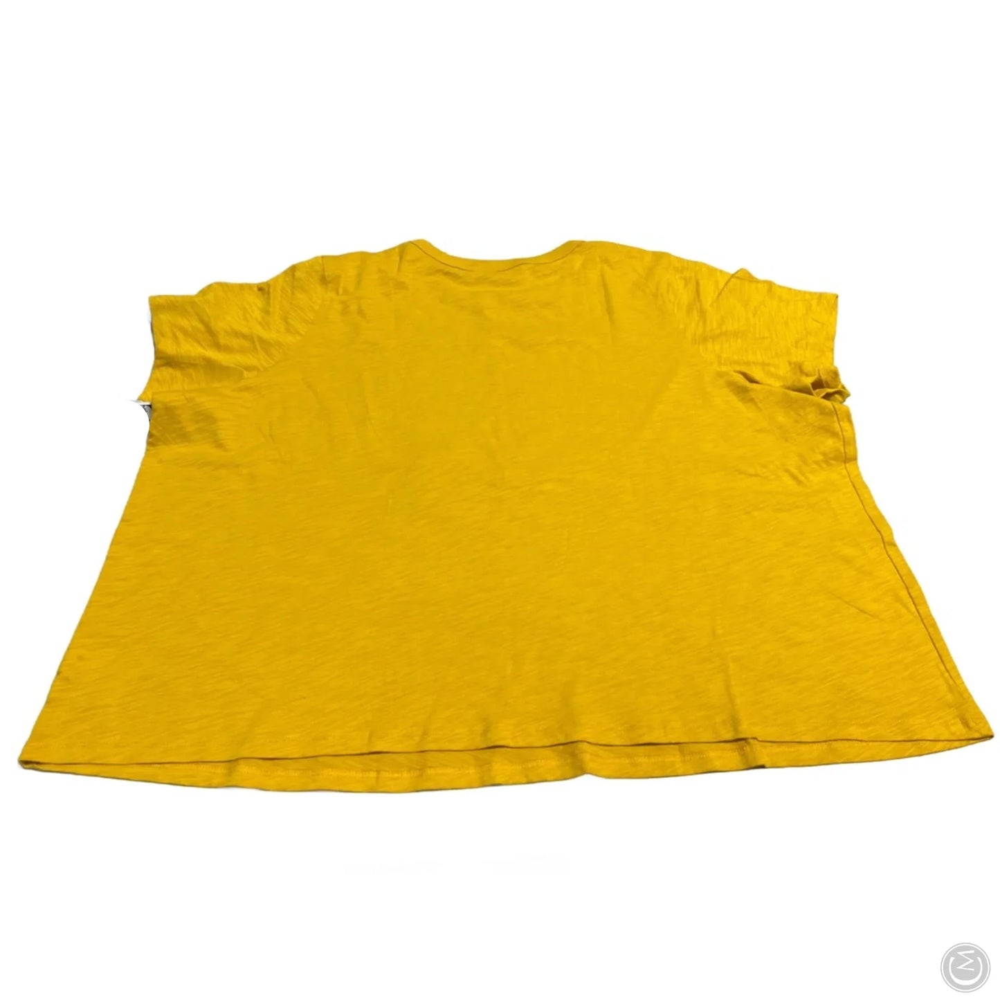Top Short Sleeve Basic By Old Navy In Yellow, Size: 3x