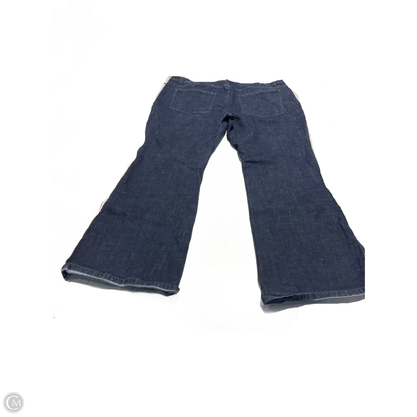 Jeans Boot Cut By Cabi In Blue Denim, Size: 18