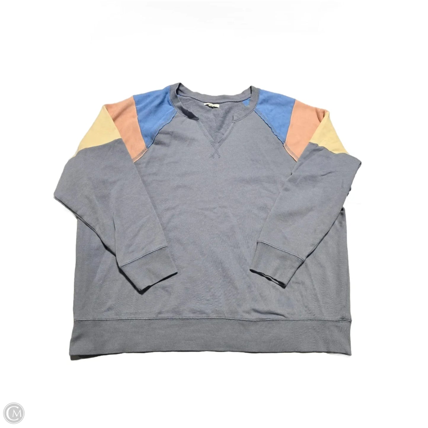 Top Long Sleeve By Maurices In Blue, Size: 1x