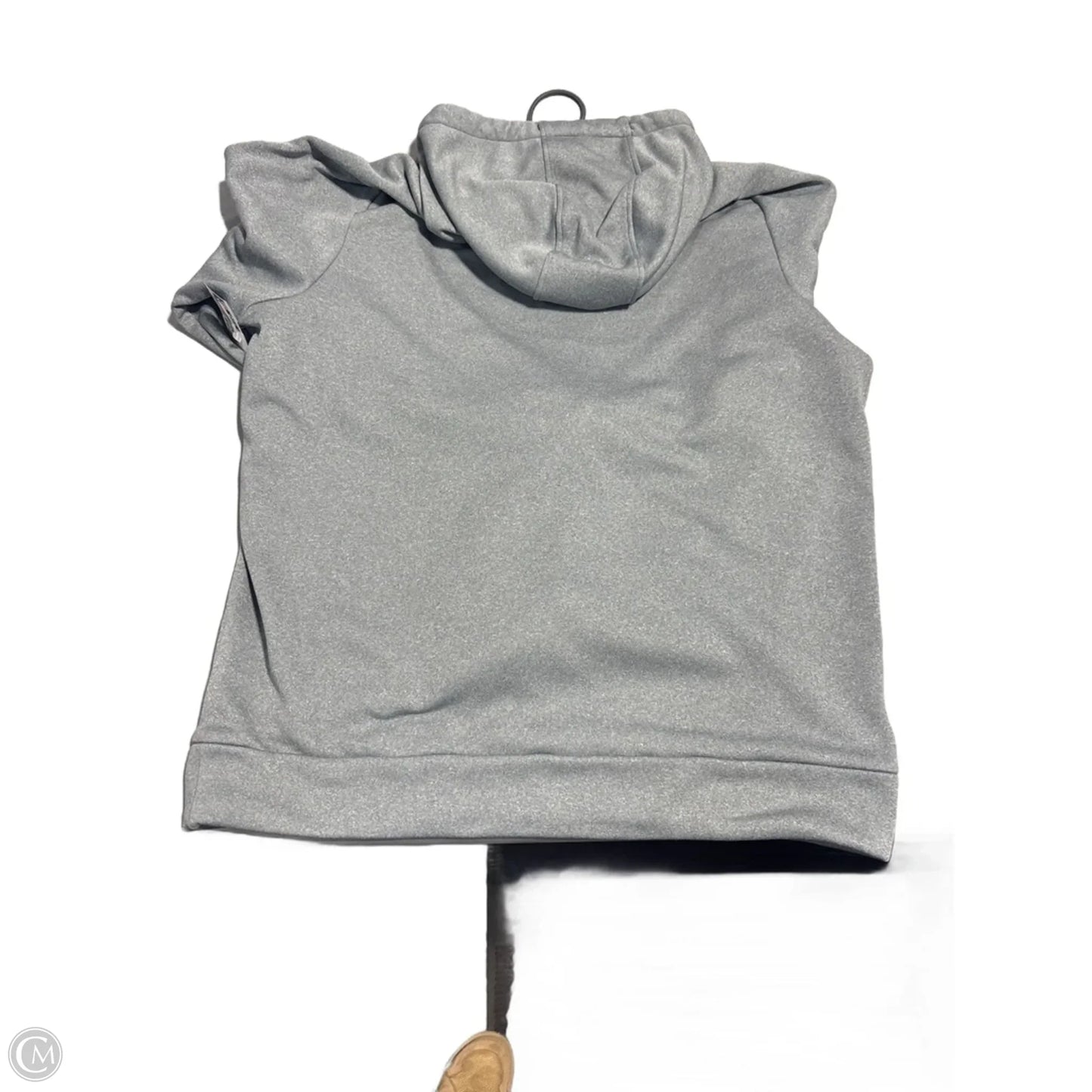 Sweatshirt Hoodie By Under Armour In Grey, Size: M