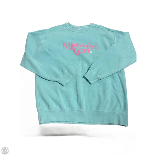 Sweatshirt Crewneck By Cmc In Blue, Size: M