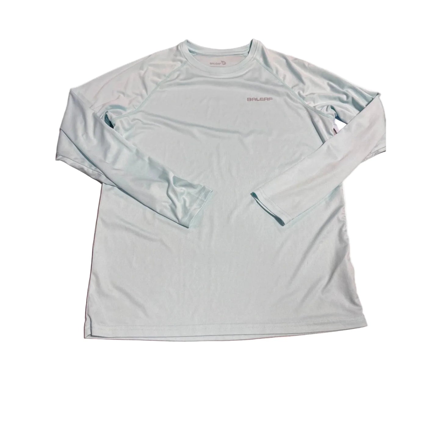 Athletic Top Long Sleeve Collar By Baleaf In Blue, Size: S