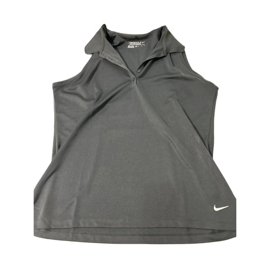 Athletic Tank Top By Nike In Black, Size: Xl