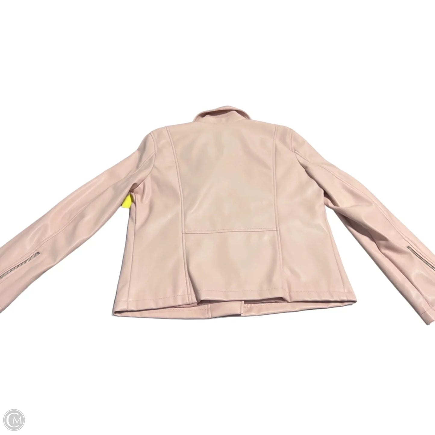 Jacket Leather By Scoop In Pink, Size: S