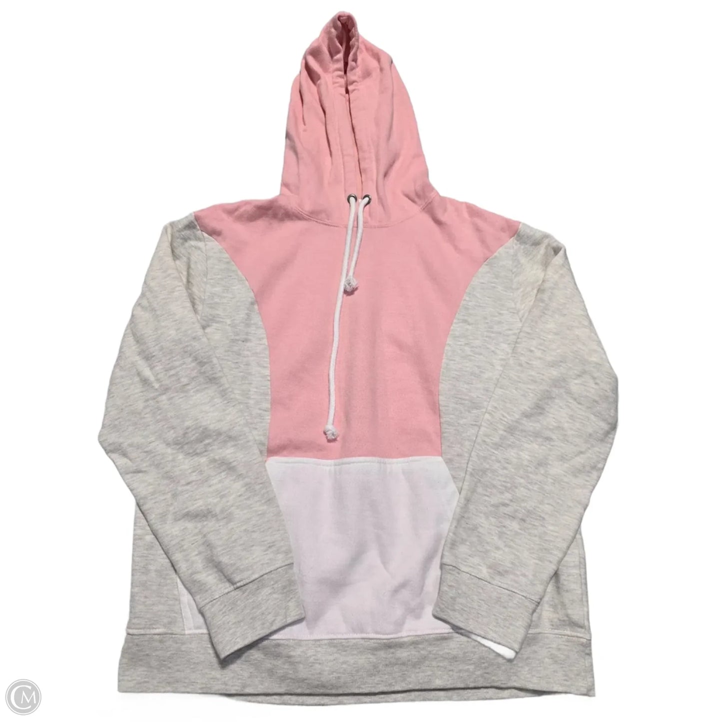 Sweatshirt Hoodie By Black Label In Cream, Size: L