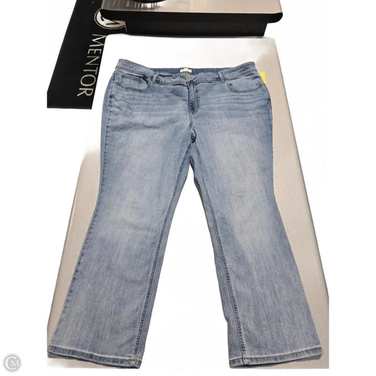 Jeans Boot Cut By Maurices In Blue Denim, Size: 3x