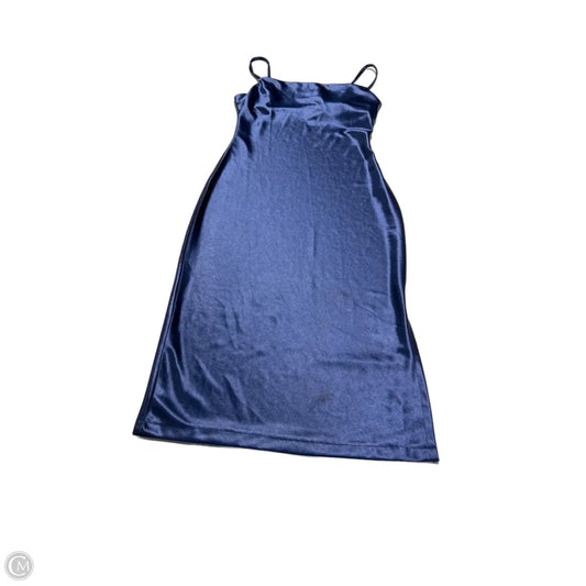 Dress Casual Midi By Cmc In Blue, Size: S
