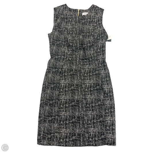 Dress Casual Midi By Calvin Klein In Black, Size: M