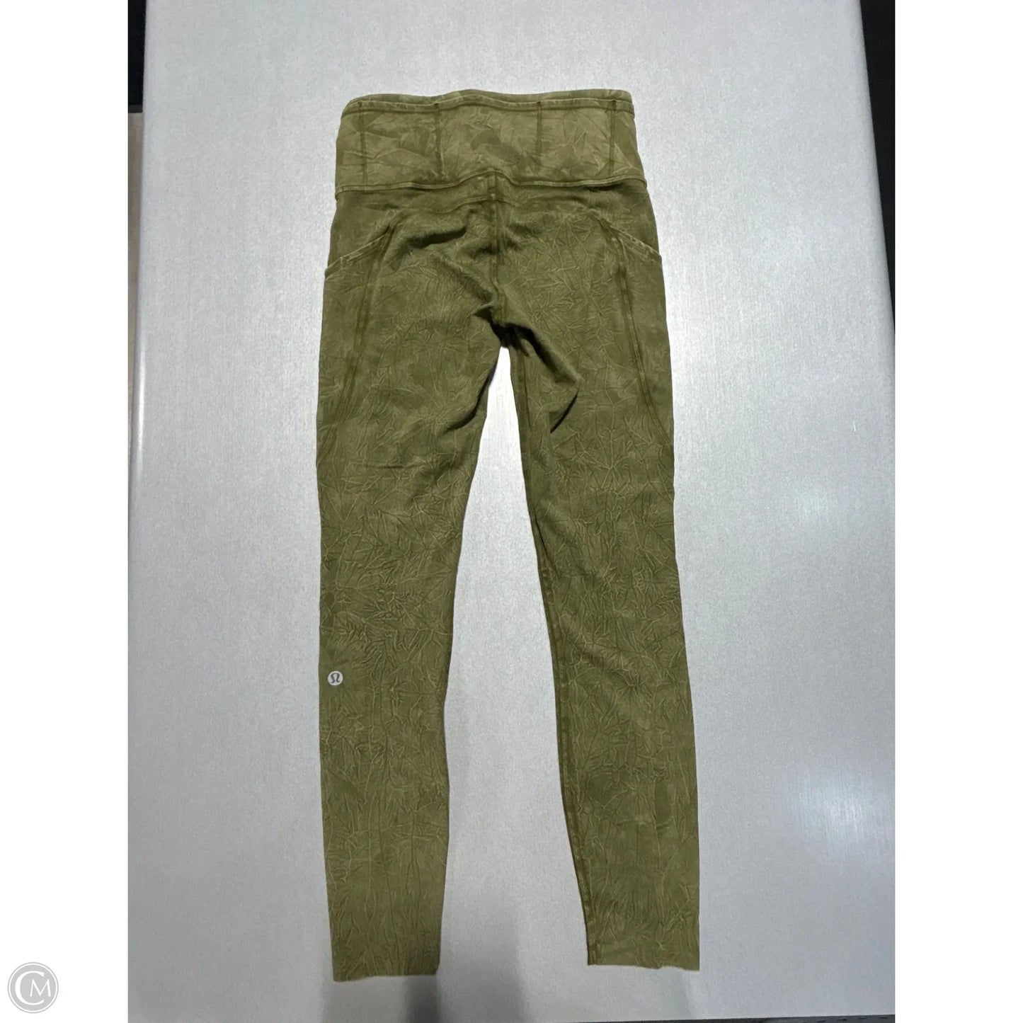 Athletic Leggings By Lululemon In Green, Size: 4