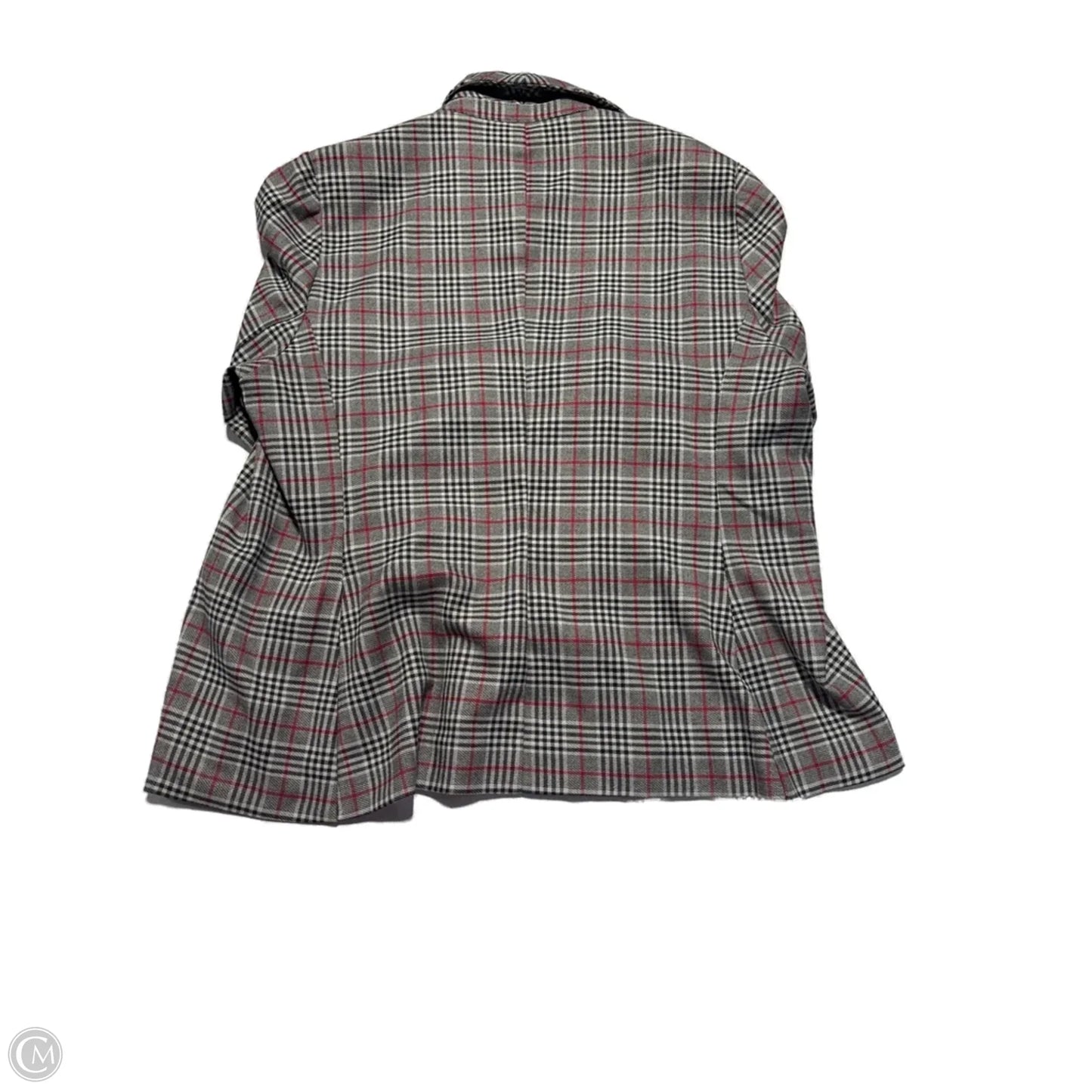 Blazer By Ava & Viv In Plaid Pattern, Size: 1x