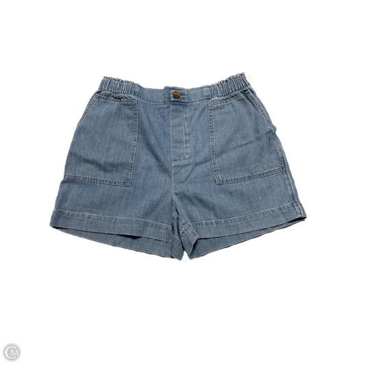 Shorts By Loft In Blue Denim, Size: L