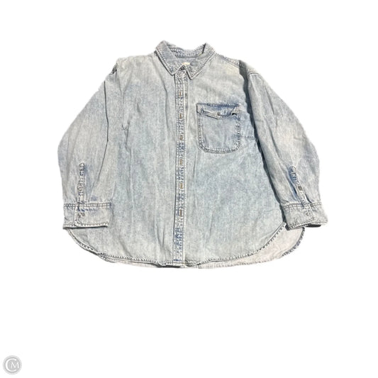 Jacket Denim By Universal Thread In Blue Denim, Size: Xxl