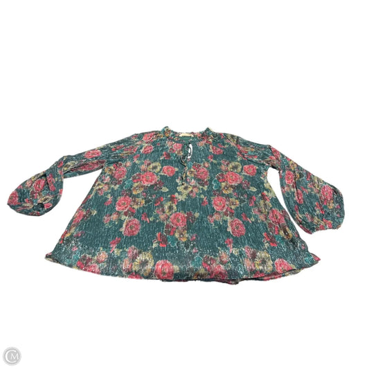 Top Long Sleeve By Soft Surroundings In Multi-colored, Size: 2x