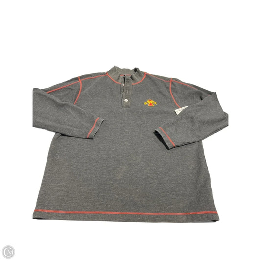 Sweatshirt Collar By Cmc In Grey, Size: M
